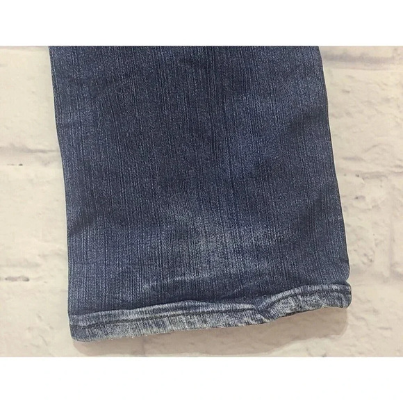 Joe's Jeans Girl's 14 Blue Medium Wash Straight Leg Stretch Pockets Whiskering - Picture 7 of 8